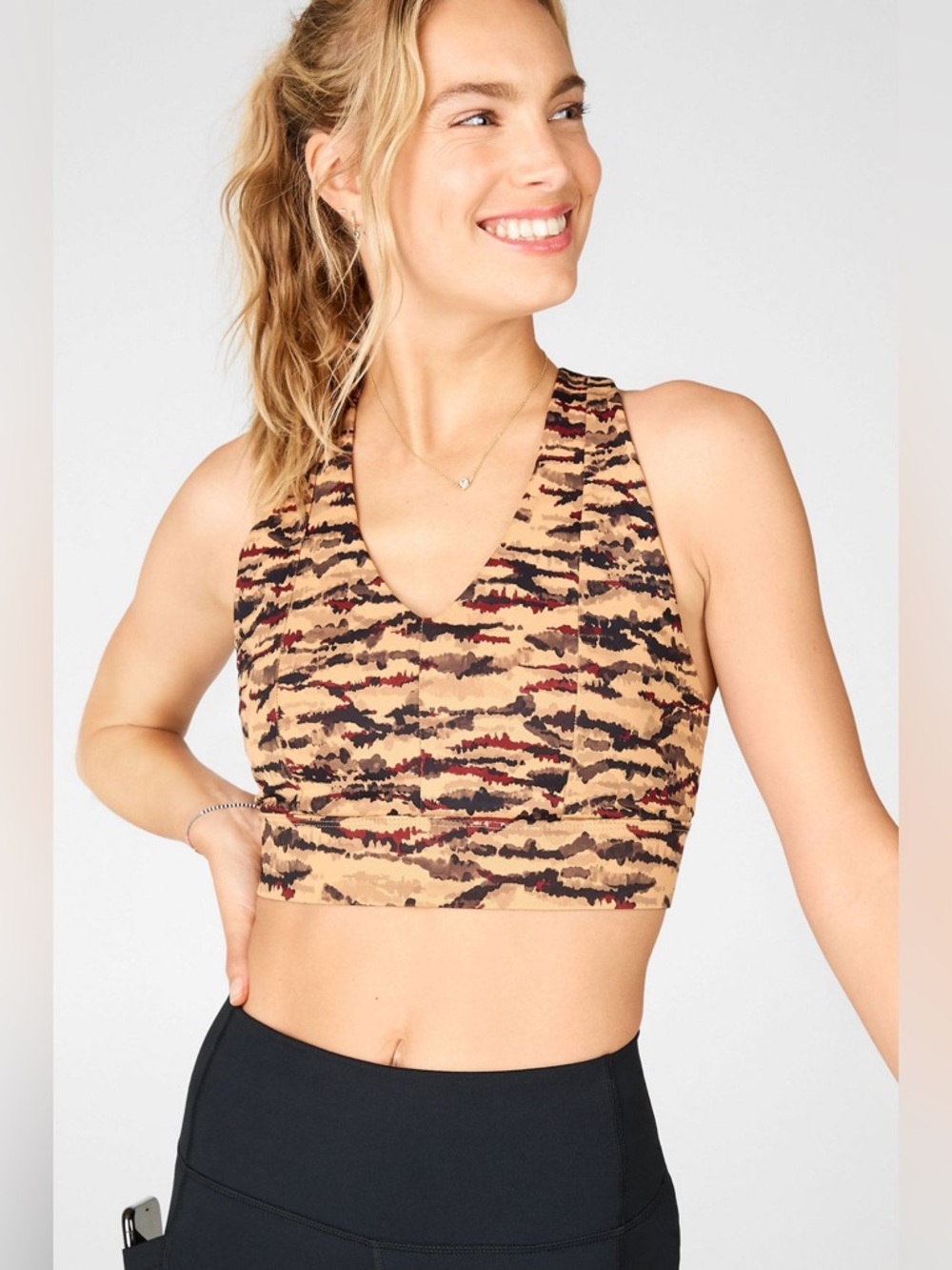 Fabletics On-the-go Medium Impact Sports Bra